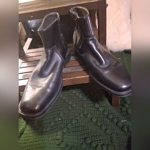 Dockers Black Leather Men's Boots